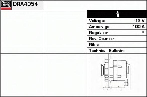 Генератор DRA4054 REMY