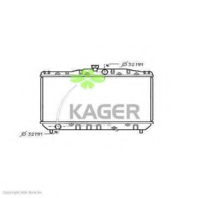 Радиатор, охлаждение двигателя 31-1074 KAGER