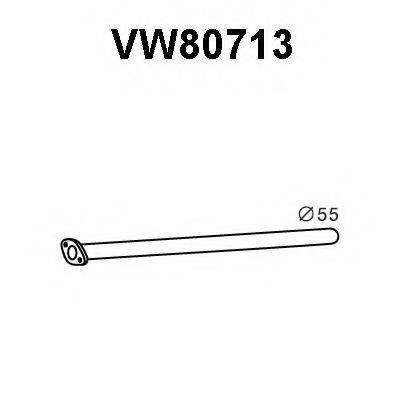 Труба выхлопного газа VW80713 VENEPORTE