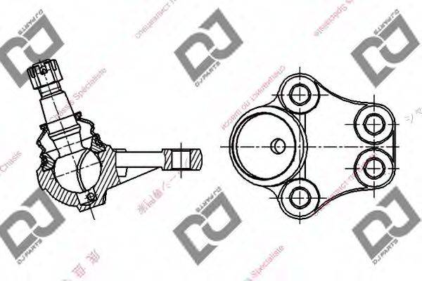 Несущий / направляющий шарнир DB1124 DJ PARTS