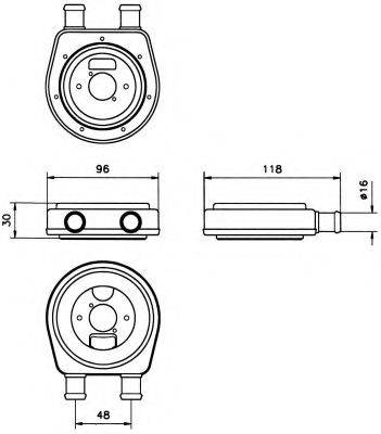 Теплообменник 31303 NRF
