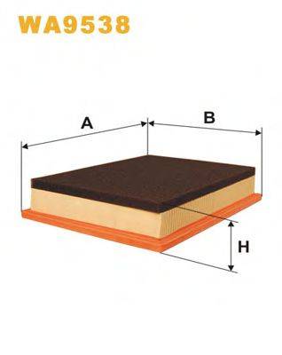Фильтр воздушный WA9538 WIX FILTERS