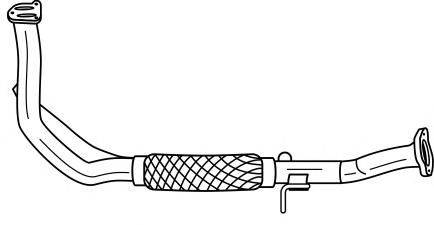 Труба выхлопного газа 13158 SIGAM