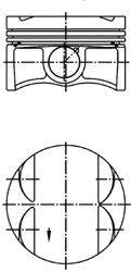 Поршень 40303600 KOLBENSCHMIDT