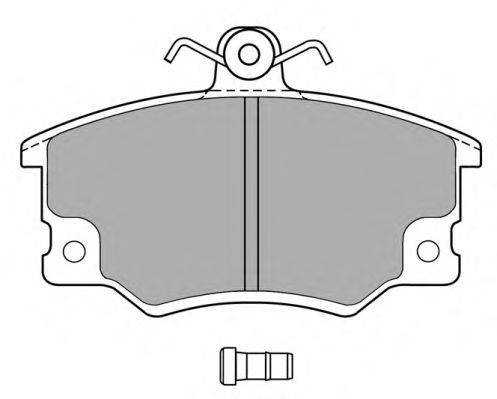 Комплект тормозных колодок, дисковый тормоз FBP-0476 FREMAX
