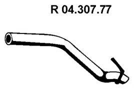 Труба выхлопного газа 10364 WALKER