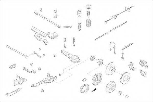 Подвеска колеса FORD-05830-R DELPHI