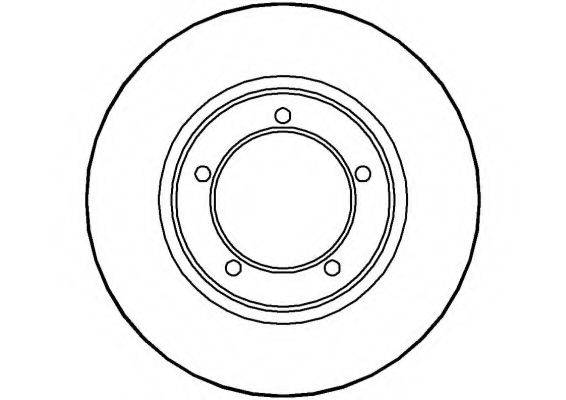 Тормозной диск NBD281 NATIONAL