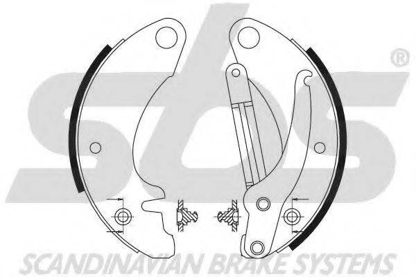 Комплект тормозных колодок 18492719259 SBS