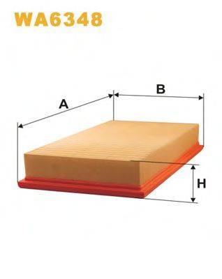 Фильтр воздушный WA6348 WIX FILTERS