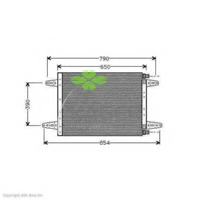 Конденсатор, кондиционер 94-5342 KAGER