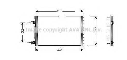 Конденсатор, кондиционер FT5238 AVA QUALITY COOLING