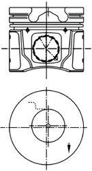 Поршень 40014600 KOLBENSCHMIDT