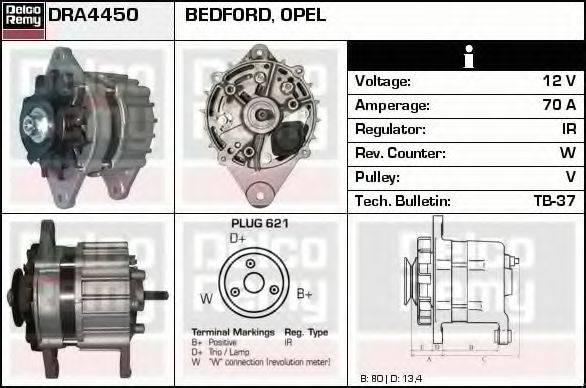 Генератор DRA4450 REMY