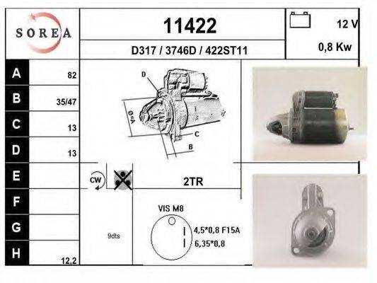 Стартер 11422 EAI