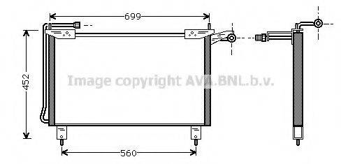 Конденсатор, кондиционер JR5019 AVA QUALITY COOLING