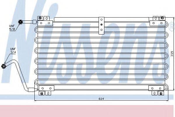 Конденсатор, кондиционер 94139 NISSENS