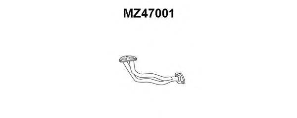 Труба выхлопного газа MZ47001 VENEPORTE