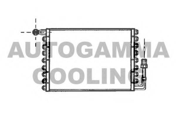Конденсатор, кондиционер 100521 AUTOGAMMA