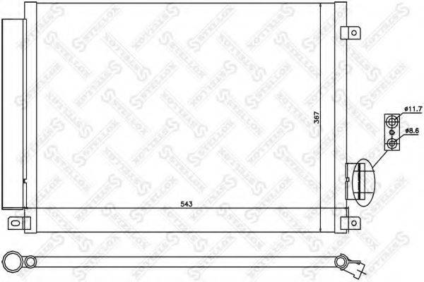 10-45614-SX STELLOX Конденсатор 10-45614-SX STELLOX