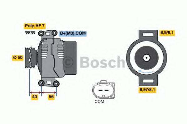 Генератор 0 986 047 800 BOSCH