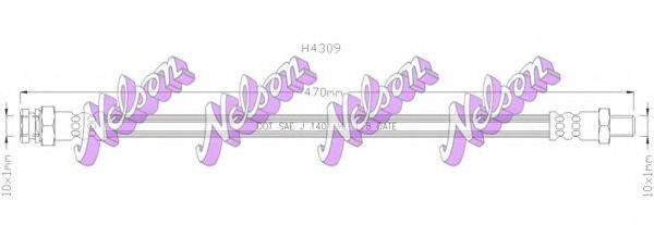 H4309 BROVEX-NELSON Тормозной шланг