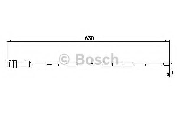 Сигнализатор, износ тормозных колодок 1 987 474 921 BOSCH