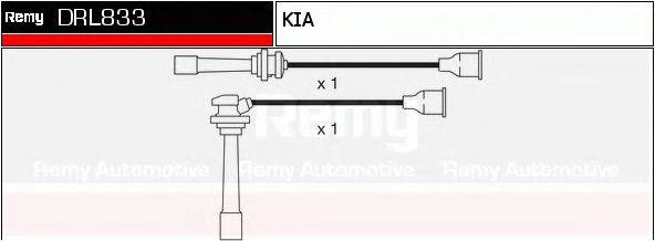 DRL833 REMY Комплект проводов зажигания DRL833 REMY