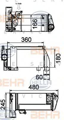 Масляный радиатор, ретардер 8MO 376 765-501 HELLA