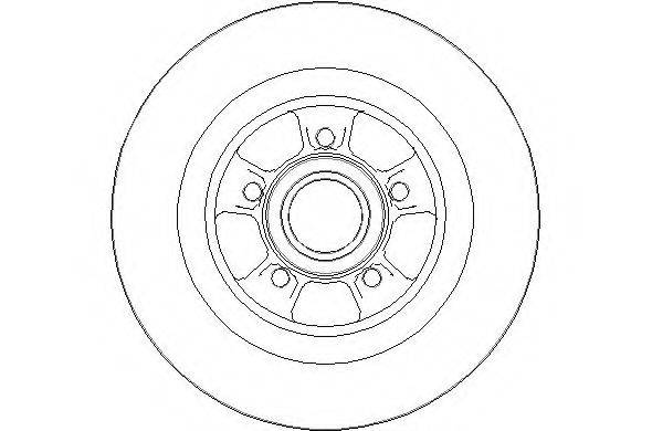 Тормозной диск NBD1781 NATIONAL