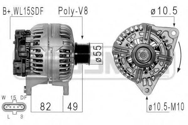 Генератор 30012VL REMY