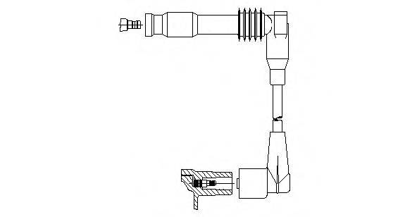 Провод зажигания 381/33 BREMI