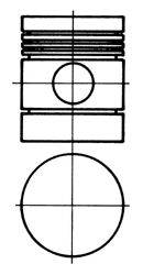 Поршень 91127600 KOLBENSCHMIDT