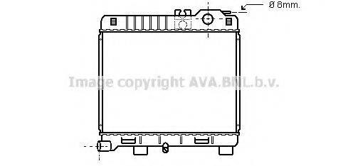 Радиатор, охлаждение двигателя BW2033 AVA QUALITY COOLING