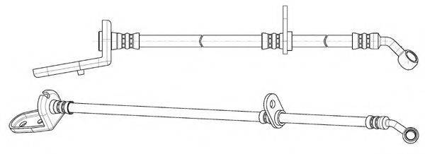Тормозной шланг 512853 CEF