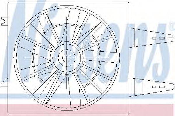 Вентилятор 85460 NISSENS