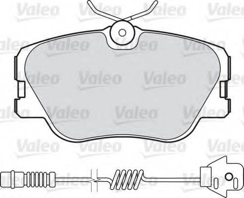 Комплект тормозных колодок 551039 VALEO