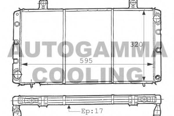 Теплообменник 100933 AUTOGAMMA