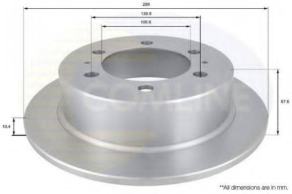 Тормозной диск ADC1016 COMLINE