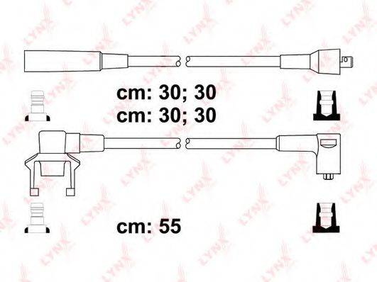 Комплект проводов зажигания SPC7808 LYNXauto