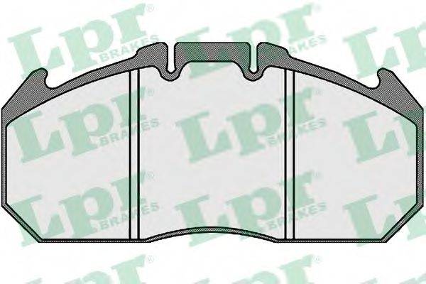 Комплект тормозных колодок, дисковый тормоз 05P823 LPR