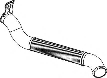 Труба выхлопного газа 68523 DINEX