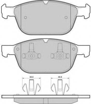 Комплект тормозных колодок, дисковый тормоз FBP-1678 FREMAX