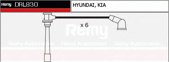 DRL830 REMY Комплект проводов зажигания DRL830 REMY