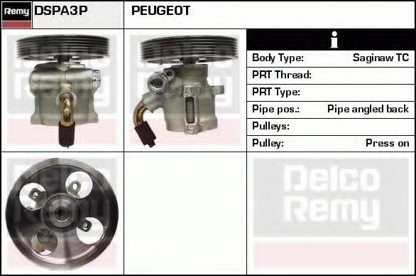 DSPA3P REMY Гидравлический насос, рулевое управление DSPA3P REMY