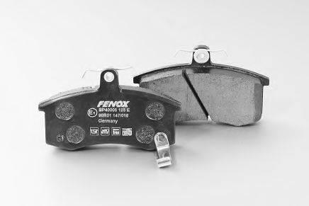 Комплект тормозных колодок, дисковый тормоз BP40005O7 FENOX