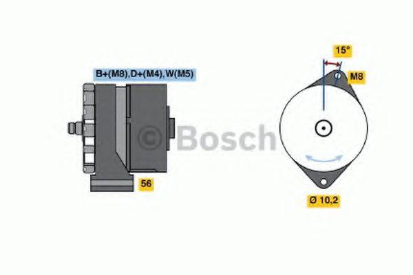 Генератор 0 120 469 850 BOSCH