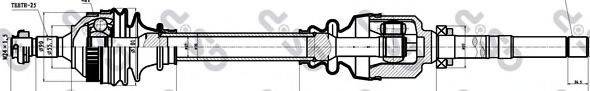 Приводной вал 210195 GSP