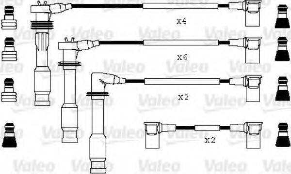 Комплект проводов зажигания 346045 VALEO