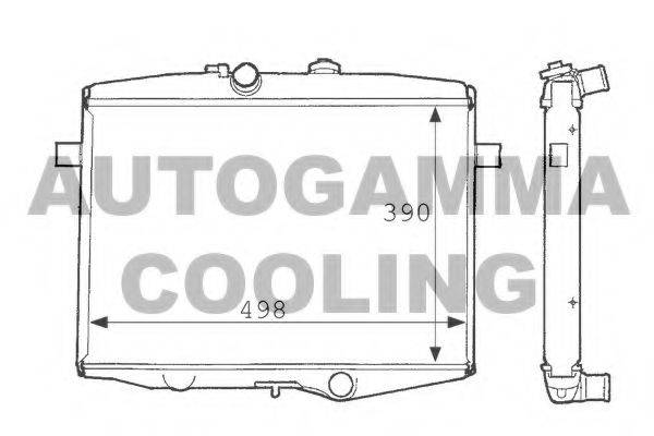 Теплообменник 101089 AUTOGAMMA